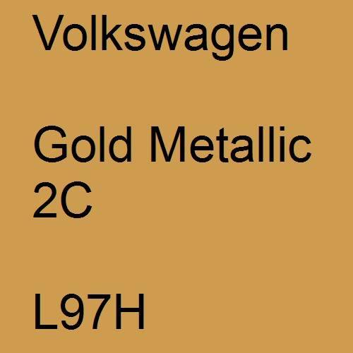 Volkswagen, Gold Metallic 2C, L97H.